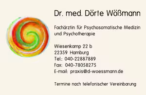 Visitenkarte Dr. med. Dörte Wößmann